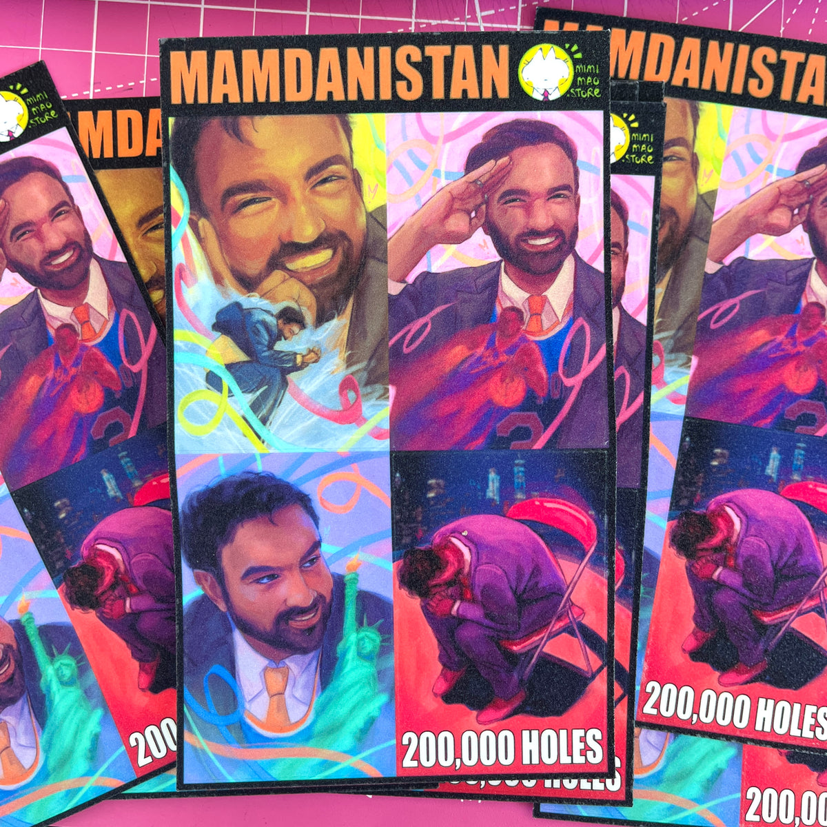 mamdanistan sticker sheet
